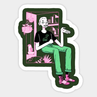 Frame Boy Sticker